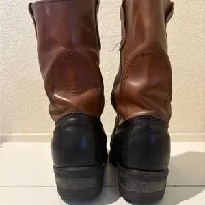 Authentic Vintage Two-Tone Red Wing Pecos Steel-toe Boots Red Wing Pecos Boots - Etsy main image 4